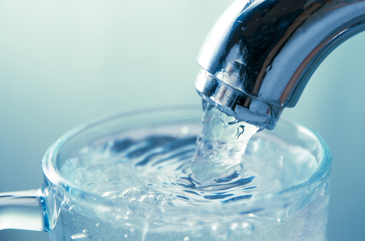 drinking water
